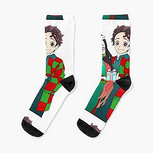 A demon slayer Christmas  Socks