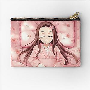 "Dreaming Nezuko: A Demon Slayer Slumber" Zipper Pouch