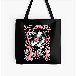 Nezuko Kamado - demon slayer All Over Print Tote Bag