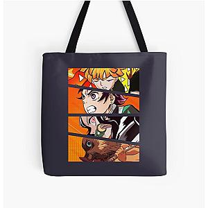 Funny Gift For demon slayer All Over Print Tote Bag