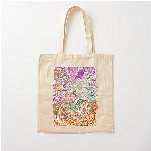 Tanjiro X Uppermoon - Demon Slayer Cotton Tote Bag