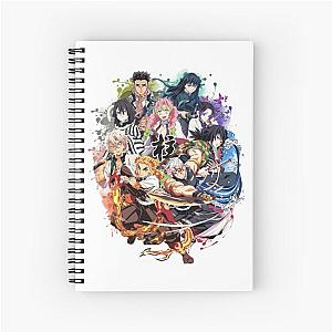 demon slayer all hashira Spiral Notebook