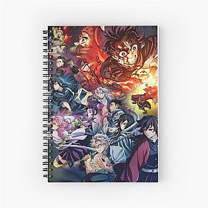 Demon Slayer  Kimetsu no Yaiba Demon Slayer - Cover image Spiral Notebook