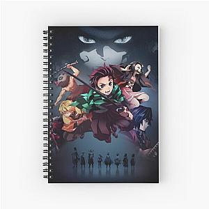 Demon Slayer Kimetsu no Yaiba Demon Slayer - Cover image Spiral Notebook