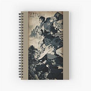 Demon slayer inspired anime Spiral Notebook