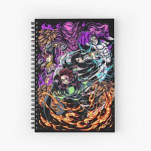 Tanjiro X Uppermoon - Demon Slayer Spiral Notebook