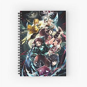 Demon Slayer  Kimetsu no Yaiba Demon Slayer - Cover image Spiral Notebook