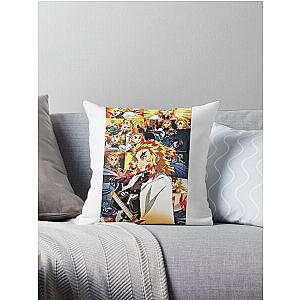 Kyojuro Rengoku demon slayer Throw Pillow