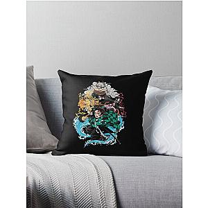 demon slayer kids Throw Pillow