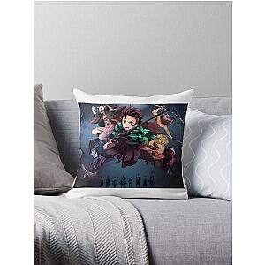 Demon slayer art Throw Pillow