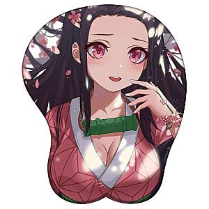 Demon Slayer Nezuko 3D Silicone Anime Wrist Mouse Pad