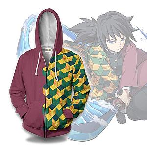 Giyu Tomioka Demon Slayer Clothes Anime Hoodie Outfits DSS0611