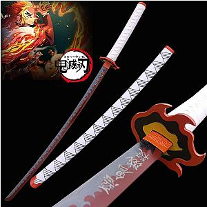 Demon Slayer Rengoku Kyojuro Sword (Katana) - Real Steel DSS0611