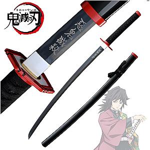 Demon Slayer Giyu Tomioka Sword (Katana) - Real Steel DSS0611