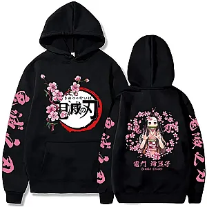 Demon Slayer Hoodie Kamado Nezuko Harajuku Couple Pullovers Tops