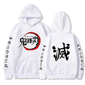 Demon Slayer Hoodies Casual Harajuku Streetwear Hooded Pullover Sudaderas