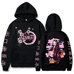 Kimetsu No Yaiba Demon Slayer Hoodies Anime Kamado Nezuko Graphics Print Harajuku Hooded