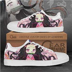 Nezuko Skate Shoes Custom Demon Slayer Anime Shoes DSS0611