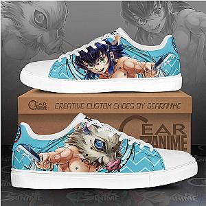 Inosuke Hashibira Skate Shoes Demon Slayer Anime Custom Shoes PN10 DSS0611