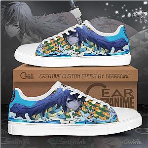 Giyu Tomioka Skate Shoes Demon Slayer Anime Custom Shoes PN10 DSS0611