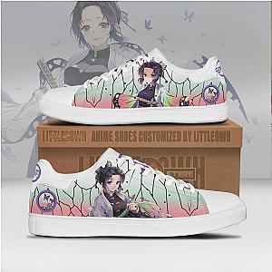 Shinobu Kocho Skateboard Shoes Custom Demon Slayer Anime Sneakers DSS0611