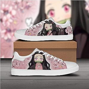 Nezuko Kamado Skate Sneakers Custom Demon Slayer Anime Shoes DSS0611