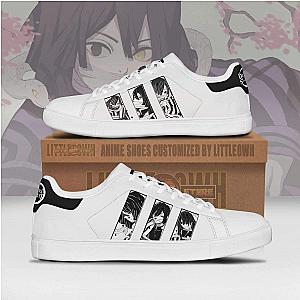 Demon Slayer Obanai Iguro Skateboard Shoes Custom Manga KNY Anime Sneakers DSS0611