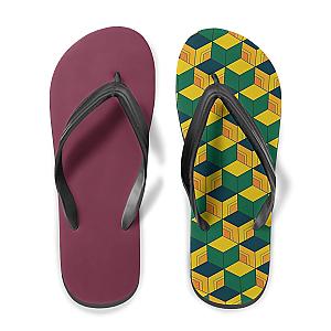 Tomioka Giyuu Pattern Demon Slayer Anime Custom Flip Flops DSS0611