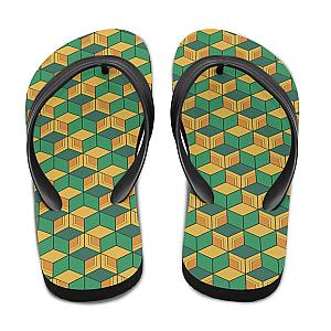 Giyu Tomioka Pattern Demon Slayer Anime Custom Flip Flops DSS0611