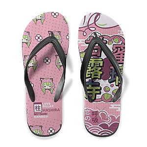 Mitsuri Kanroji Demon Slayer Anime Custom Flip Flops DSS0611