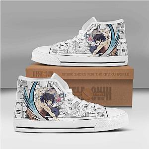 Inosuke High Top Canvas Shoes Custom Demon Slayer Anime Mixed Manga DSS0611