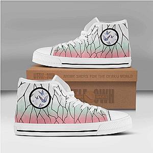 Shinobu Demon Slayer Shoes Anime Custom High Tops Canvas DSS0611