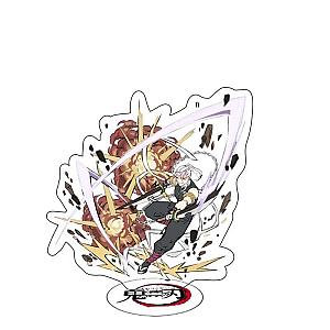 Demon Slayer Anime Figure Manga Style Tengen Uzui Acrylic Stand Desk Decor