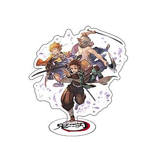 Demon Slayer Anime Figure Tanjiro Inosuke Zenitsu Acrylic Figure Stand