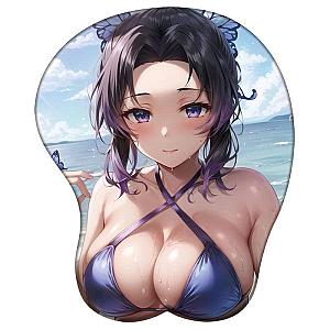 Demon Slayer Shinobu Kocho 3D Silicone Anime Wrist Mouse Pad