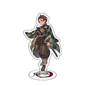 Demon Slayer Anime Figure Tanjiro Acrylic Figure Stand Desk Decor