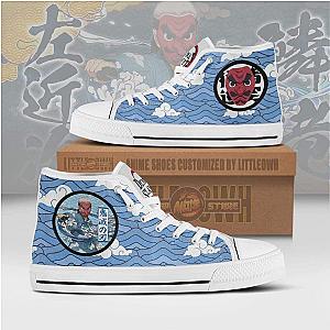 Sakonji Urokodaki High Top Canvas Shoes Custom Demon Slayer Anime Sneakers DSS0611