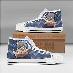 Inosuke Demon Slayer All Star High Top Sneakers Anime Custom Pattern Canvas Shoes DSS0611