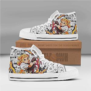 Rengoku Demon Slayer Anime All Star High Top Sneakers Custom Canvas Shoes DSS0611