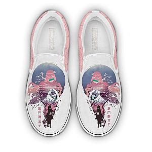 Nezuko Custom Demon Slayers Shoes Classic Slip On Anime Flat Sneakers DSS0611