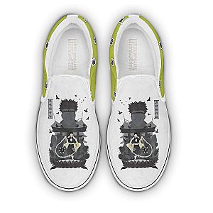 Gyomei Himejima Custom Demon Slayers Shoes Classic Slip On Anime Flat Sneakers DSS0611