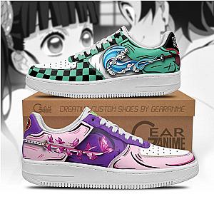 Kanao and Tanjiro Air Sneakers Custom Demon Slayer Anime Shoes DSS0611