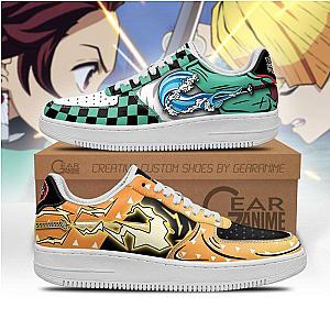 Tanjiro and Zenitsu Air Sneakers Custom Skills Demon Slayer Shoes DSS0611