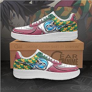 Giyuu Tomioka Air Sneakers Custom Water Skill Demon Slayer Shoes DSS0611