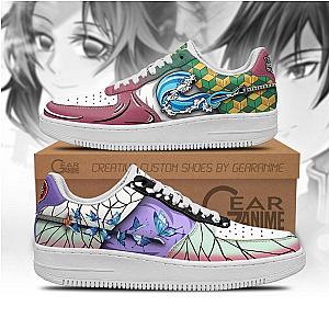 Giyuu and Shinobu Air Sneakers Skill Demon Slayer Anime Shoes DSS0611