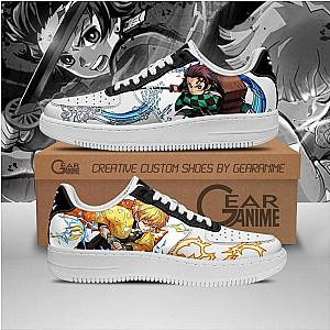 Tanjiro &amp; Zenitsu Air Sneakers Custom Demon Slayer Anime Shoes DSS0611