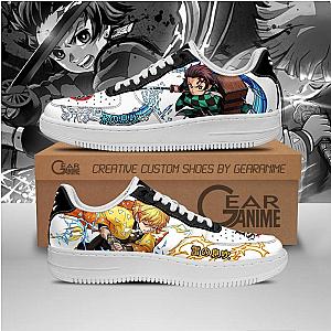 Tanjiro And Zenitsu Sneakers Breathing Form Demon Slayer Anime Shoes DSS0611