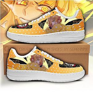 Zenitsu Air Sneakers Custom Demon Slayer Anime Shoes DSS0611