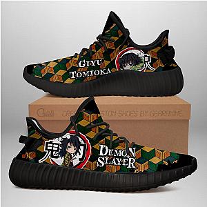 Giyu Tomioka Yeezy Shoes Demon Slayer Anime Sneakers Fan Gift TT04 DSS0611