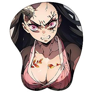 Demon Slayer Nezuko 3D Silicone Anime Wrist Mouse Pad